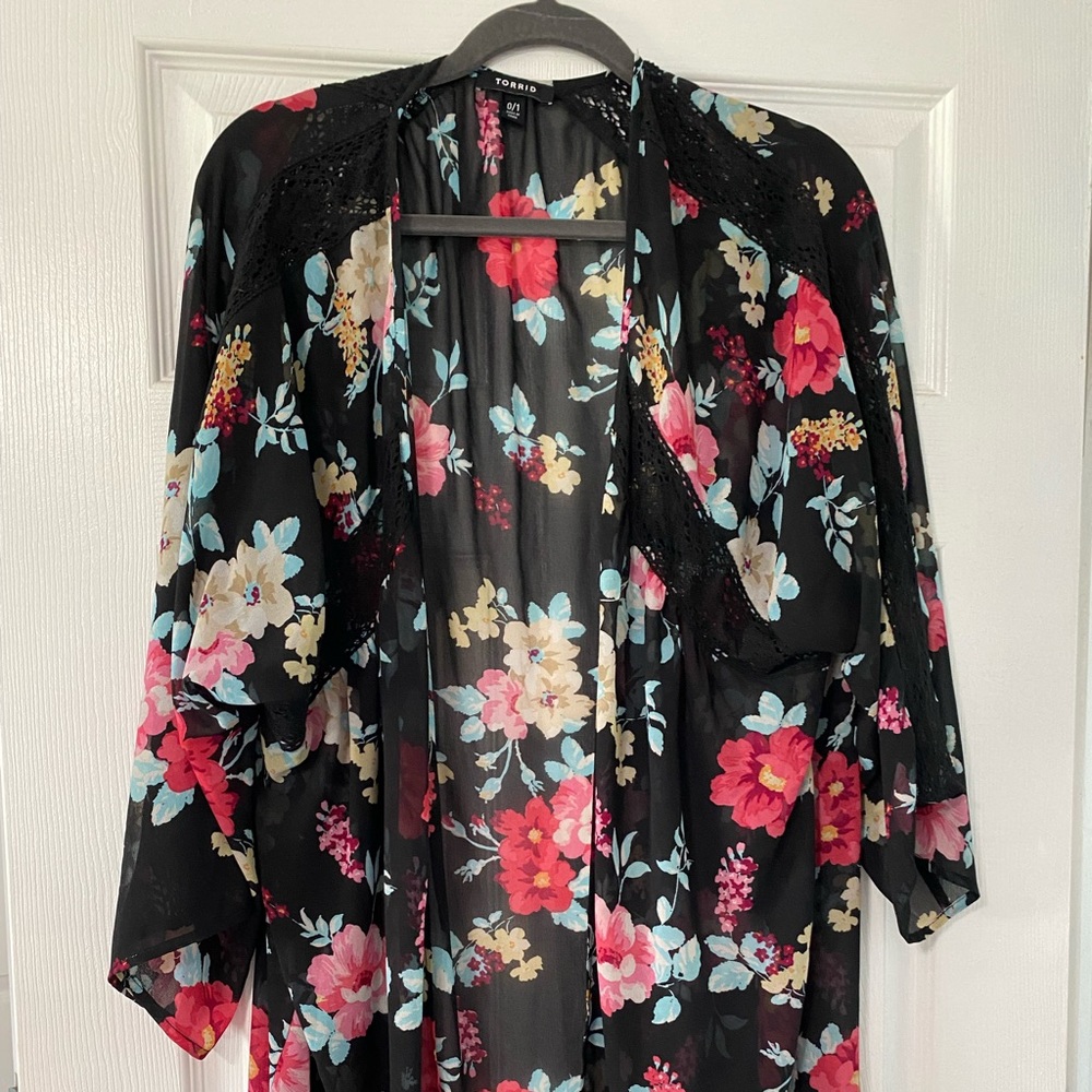 Sheer kimono